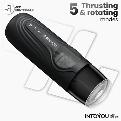 INTOYOU APP SERIES - EGOR THRUSTING AND ROTATING MALE MASTURBATOR WITH APP