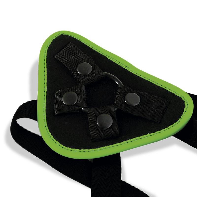 INTOYOU SHINING LINE - EIFERES GLOW IN THE DARK ADJUSTABLE STRAP-ON HARNESS CORSET STYLE