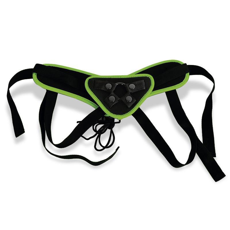 INTOYOU SHINING LINE - EIFERES GLOW IN THE DARK ADJUSTABLE STRAP-ON HARNESS CORSET STYLE