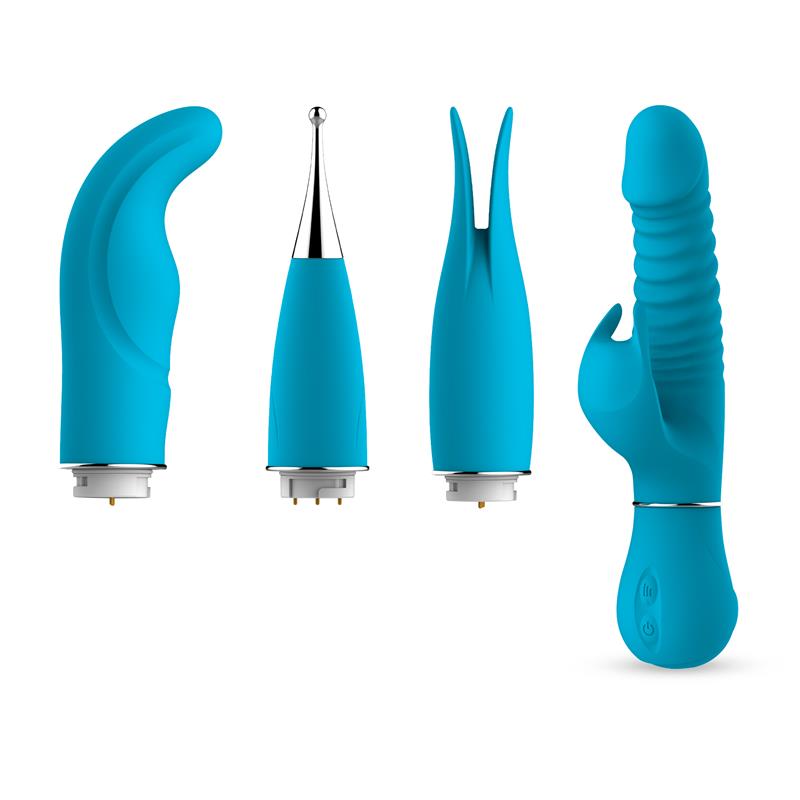ENGILY ROSS - EIVIAN INTERCHANGEABLE 4 PIECES SET VIBRATION AND THRUSTING