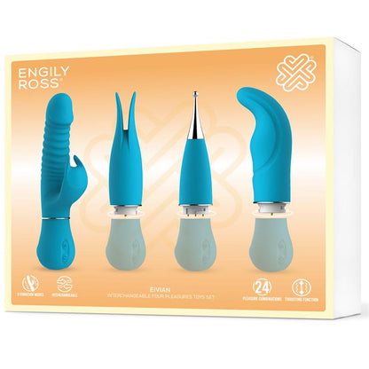 ENGILY ROSS - EIVIAN INTERCHANGEABLE 4 PIECES SET VIBRATION AND THRUSTING