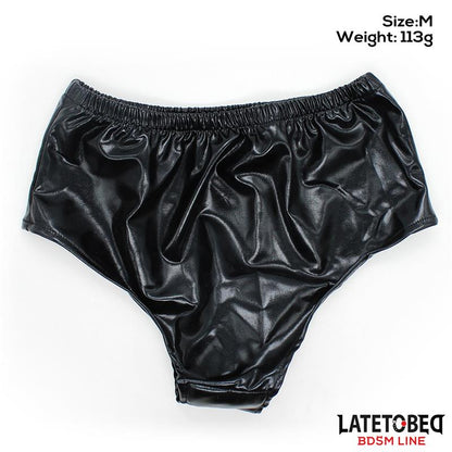 LATETOBED BDSM LINE - ELASTIC BRIEFS WITH SEMI REALISTIC DILDO