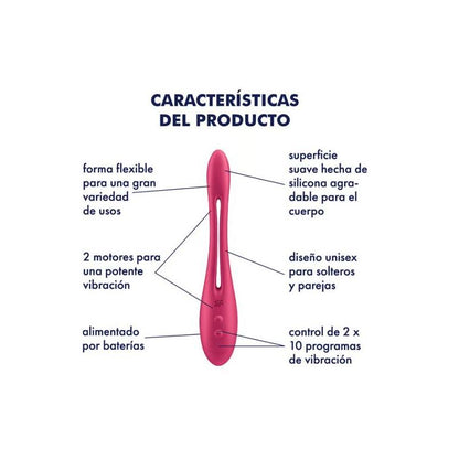 SATISFYER - ELASTIC GAME BATTERY SERIES PINK
