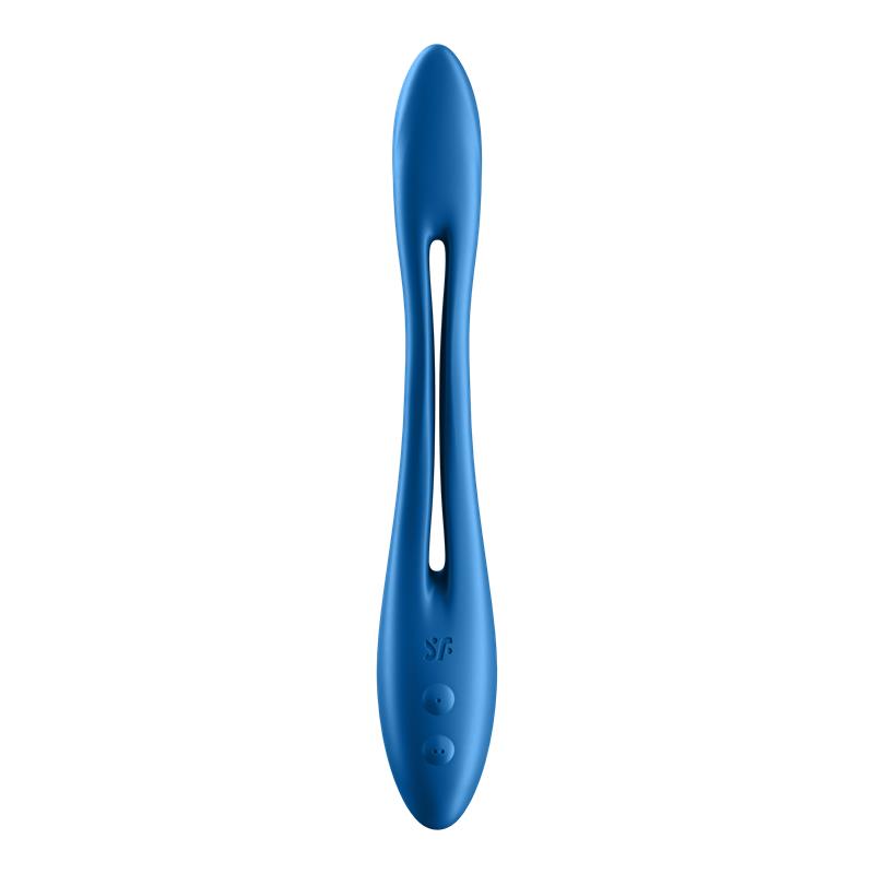 SATISFYER - ESTIMULADOR FLEXIBLE ELASTIC GAME AZUL OSCURO