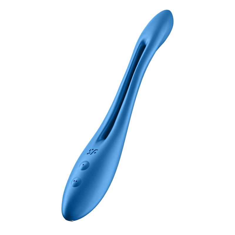 SATISFYER - ELASTIC GAME FLEXIBLE STIMULATOR DARK BLUE