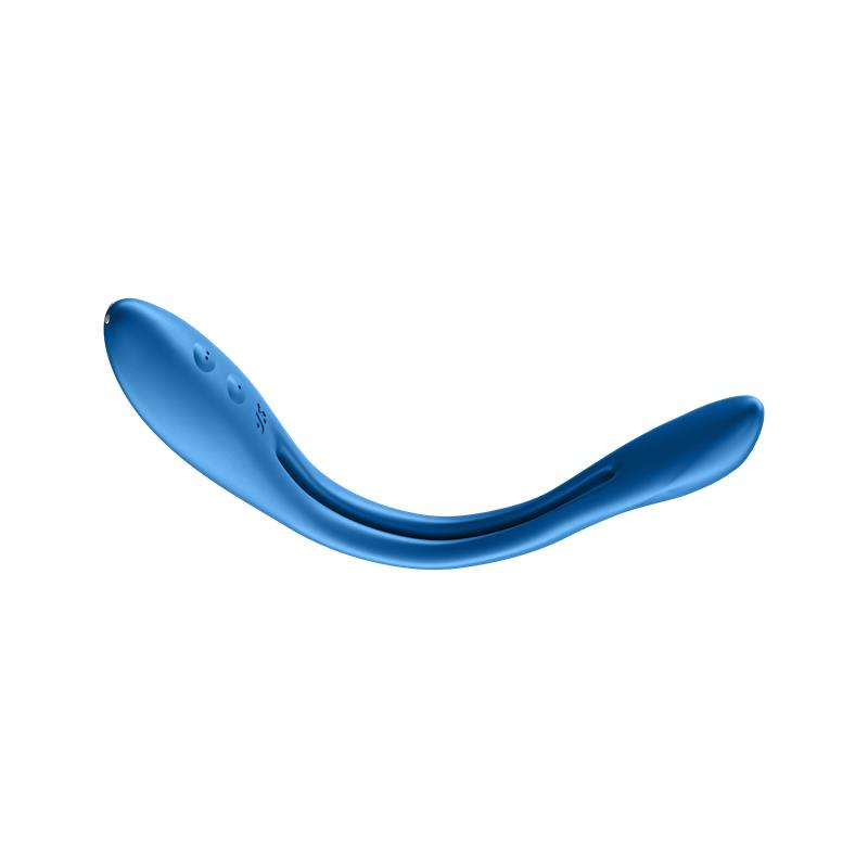 SATISFYER - ELASTIC GAME FLEXIBLE STIMULATOR DARK BLUE
