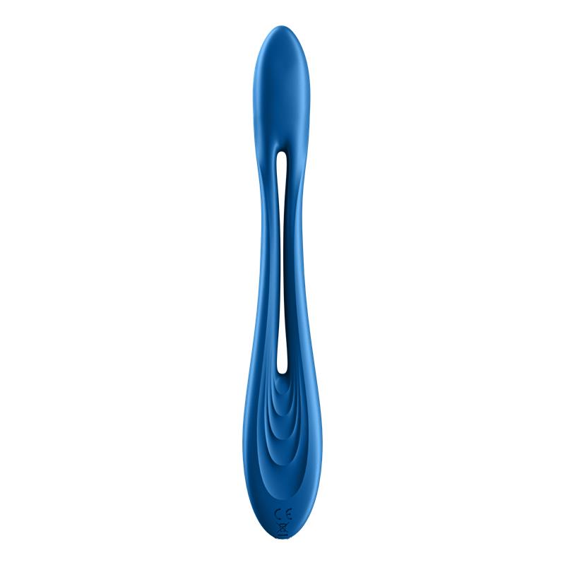 SATISFYER - ESTIMULADOR FLEXIBLE ELASTIC GAME AZUL OSCURO