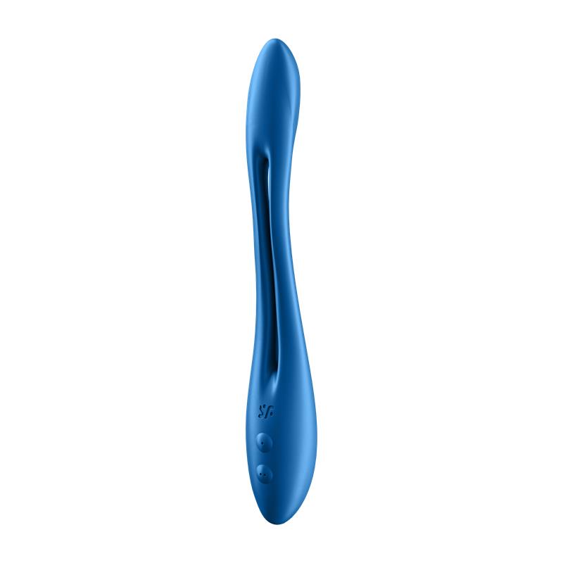 SATISFYER - ESTIMULADOR FLEXIBLE ELASTIC GAME AZUL OSCURO