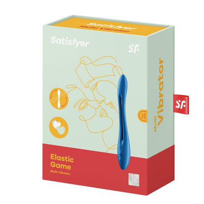 SATISFYER - ESTIMULADOR FLEXIBLE ELASTIC GAME AZUL OSCURO