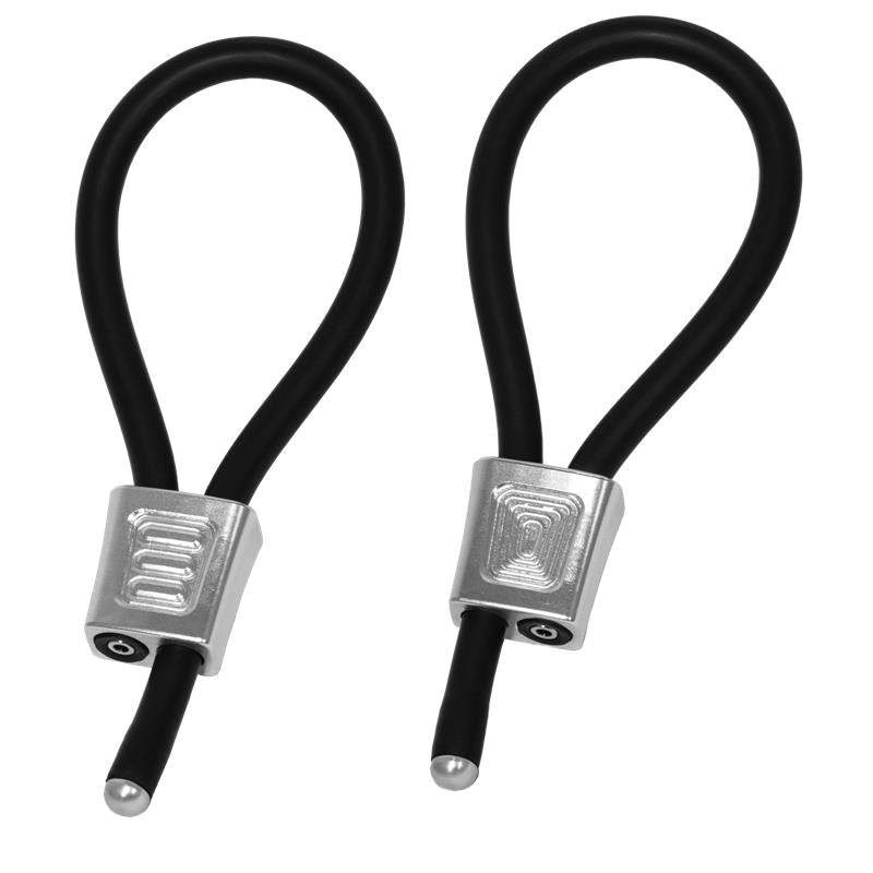 ELECTRASTIM - ELECTRALOOPS PRESTIGE SET OF 2 PENIS RINGS SILVER
