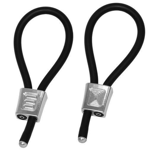 ELECTRASTIM - ELECTRALOOPS PRESTIGE SET OF 2 PENIS RINGS SILVER
