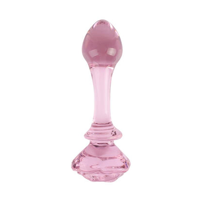 CHISA - ELEGANT GLASS PLUG WITH ROSE BASE 5.3