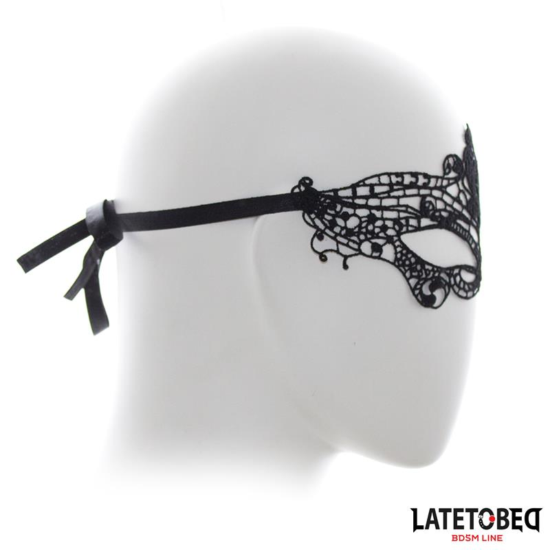LATETOBED BDSM LINE - ELEGANT MASK BLACK