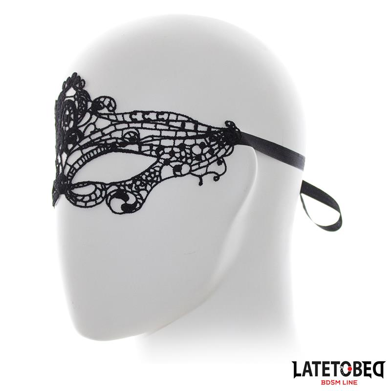 LATETOBED BDSM LINE - ELEGANT MASK BLACK