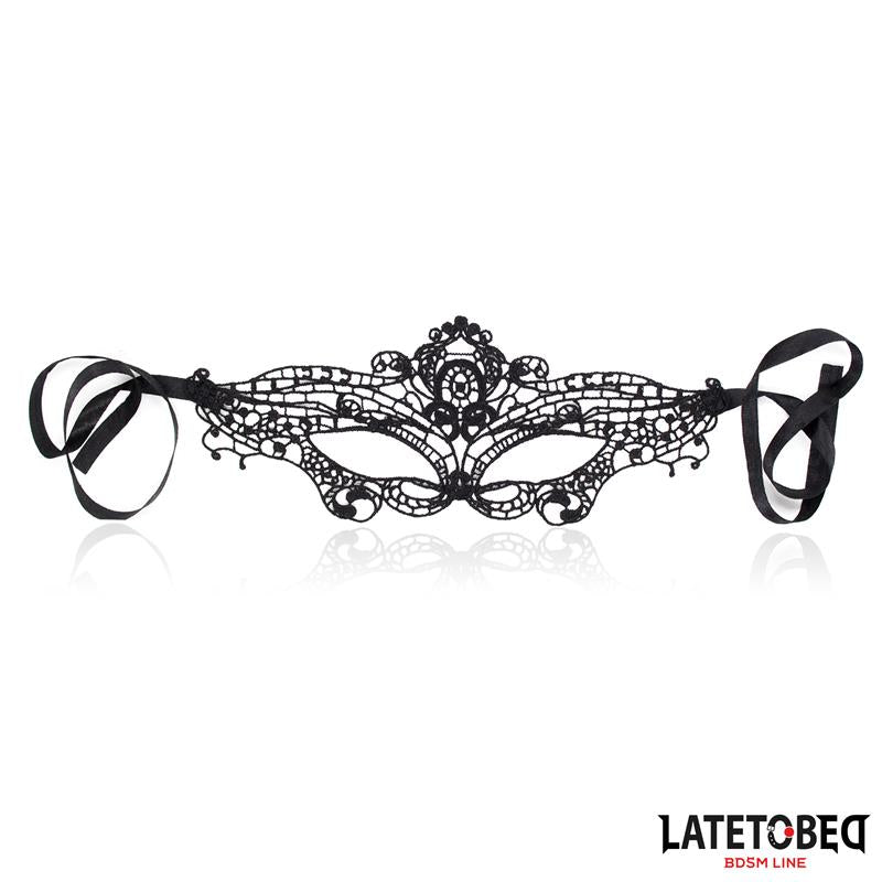 LATETOBED BDSM LINE - ELEGANT MASK BLACK