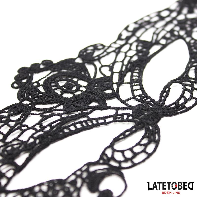 LATETOBED BDSM LINE - ELEGANT MASK BLACK