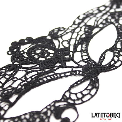 LATETOBED BDSM LINE - ELEGANT MASK BLACK