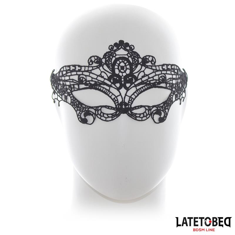 LATETOBED BDSM LINE - ELEGANT MASK BLACK