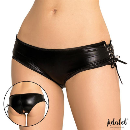 ADALET LINGERIE - ELENA PANTIES OPEN CROTCH WITH LATERAL STRAPS