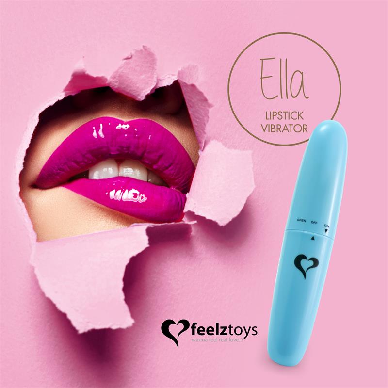 FEELZTOYS - ELLA LIPSTICK VIBE LIGHT BLUE