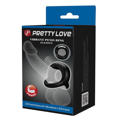 PRETTYLOVE - ELLIOT VIBRATING PENIS RING