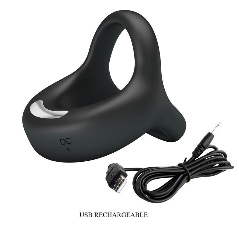 PRETTYLOVE - ELLIOT VIBRATING PENIS RING