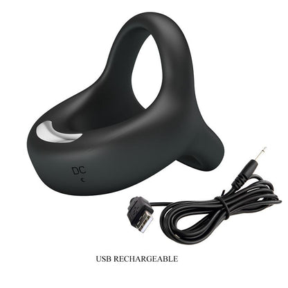 PRETTYLOVE - ELLIOT VIBRATING PENIS RING