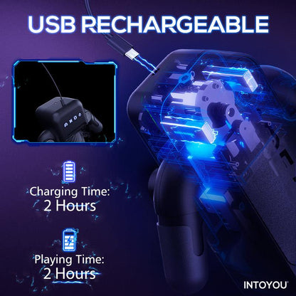 INTOYOU - ELON INTELLIGENT MASTURBATOR WITH UP AND DOWN MOVEMENT, VIBRATION, HEAT AND PHONE HOLDER