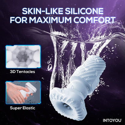 INTOYOU - ELON INTELLIGENT MASTURBATOR WITH UP AND DOWN MOVEMENT, VIBRATION, HEAT AND PHONE HOLDER
