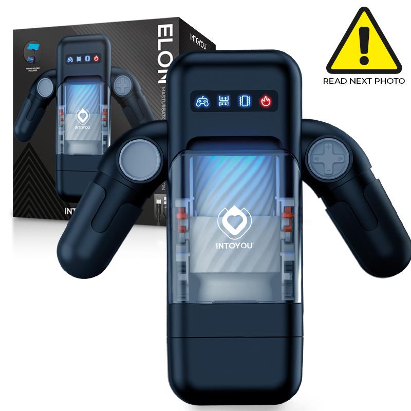 INTOYOU - ELON INTELLIGENT MASTURBATOR WITH UP AND DOWN MOVEMENT, VIBRATION, HEAT AND PHONE HOLDER