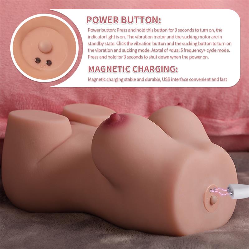 XISE - ELROY MINI TORSO WITH THRUSTING AND VIBRATION 1.63KG