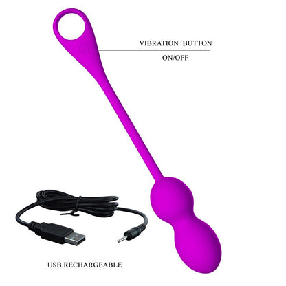 PRETTYLOVE - ELVIRA VIBRATING KEGEL BALLS WITH APP