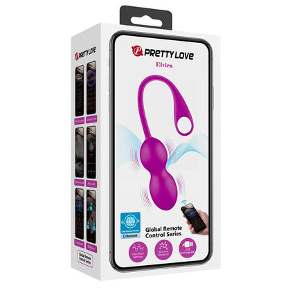 PRETTYLOVE - ELVIRA VIBRATING KEGEL BALLS WITH APP