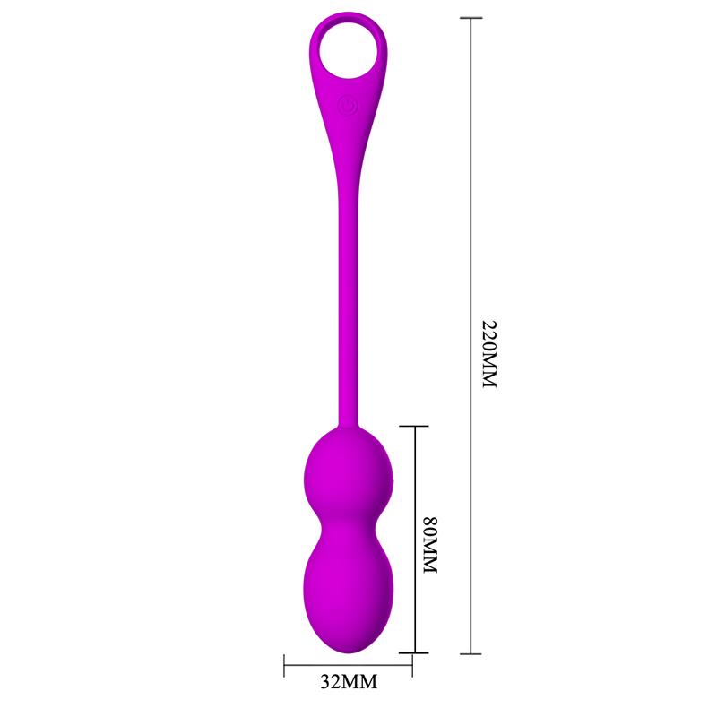 PRETTYLOVE - ELVIRA VIBRATING KEGEL BALLS WITH APP