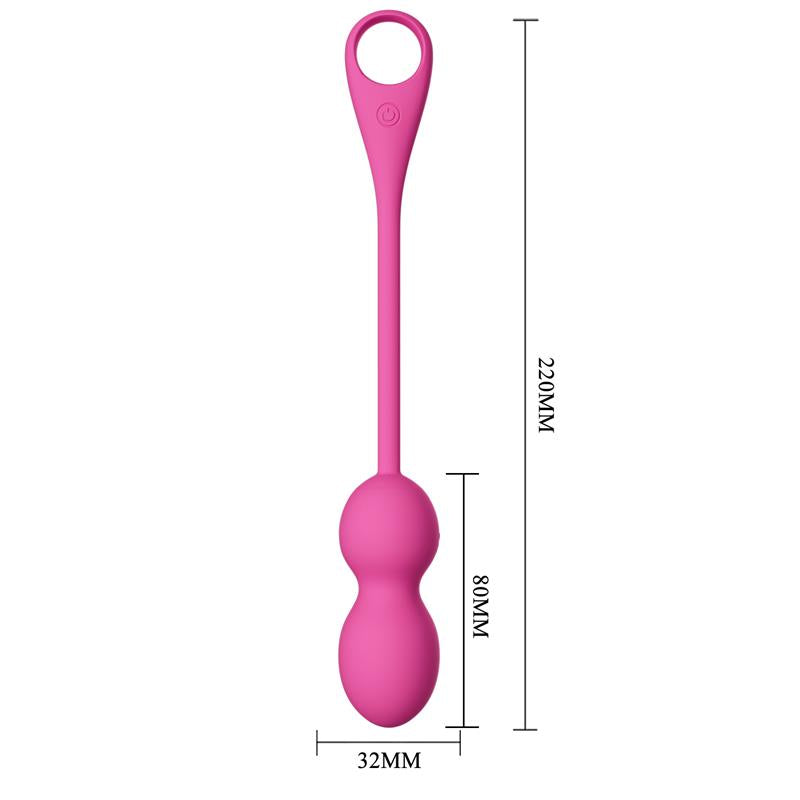 PRETTY LOVE - ELVIRA PINK RECHARGEABLE VIBRATING BALLS