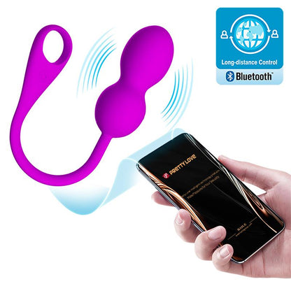 PRETTYLOVE - ELVIRA VIBRATING KEGEL BALLS WITH APP