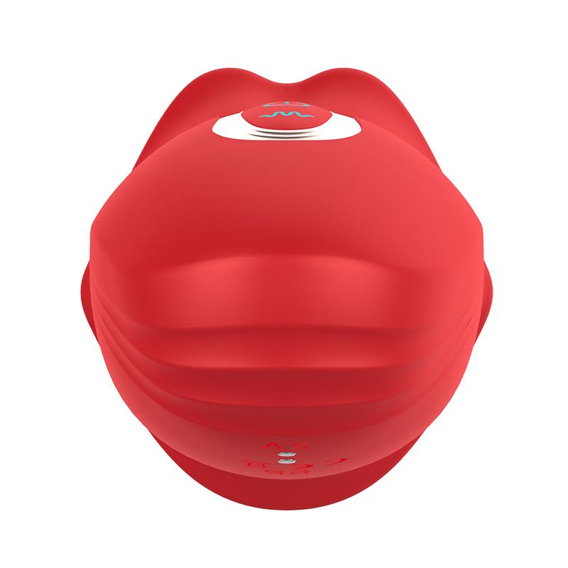 ACTION - EMBER LICKING AND VIBRATING MOUTH SHAPE MASSAGER USB SILICONE