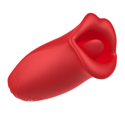 ACTION - EMBER LICKING AND VIBRATING MOUTH SHAPE MASSAGER USB SILICONE