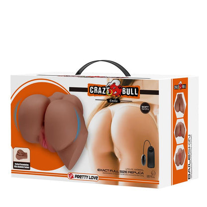 CRAZY BULL - EMILIA VIBRATING MASTURBATOR VAGINA AND ANUS