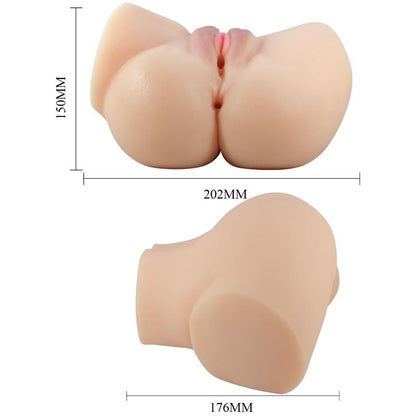 CRAZY BULL - EMILIA VIBRATING REALISTIC MASTURBATOR VAGINA AND ANUS