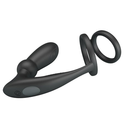 PRETTYLOVE - EMONI VIBRATING BUTT PLUG AND COCK RING