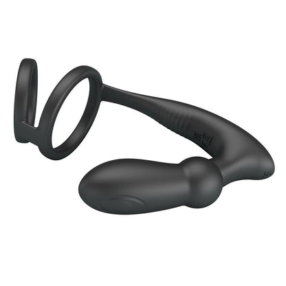 PRETTYLOVE - EMONI VIBRATING BUTT PLUG AND COCK RING
