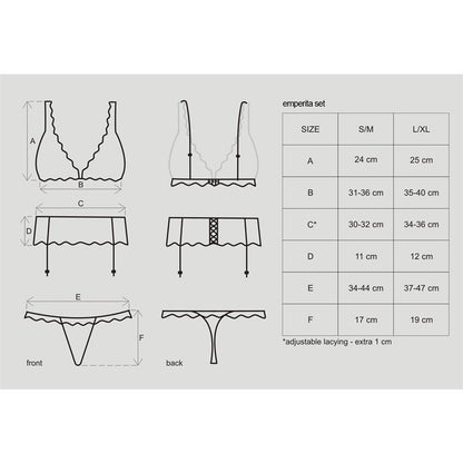 OBSESSIVE - EMPERITA 3 PIECES SET