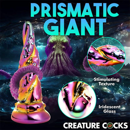 CREATURE COCKS - ENCHANTING RAINBOW BOROSILICATE GLASS DILDO