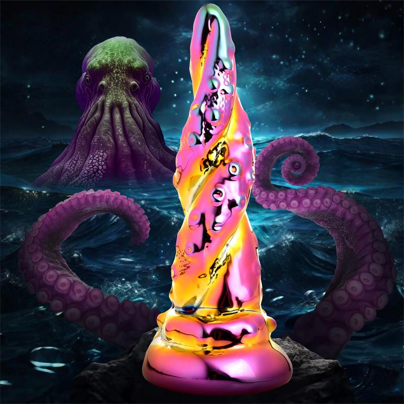 CREATURE COCKS - ENCHANTING RAINBOW BOROSILICATE GLASS DILDO