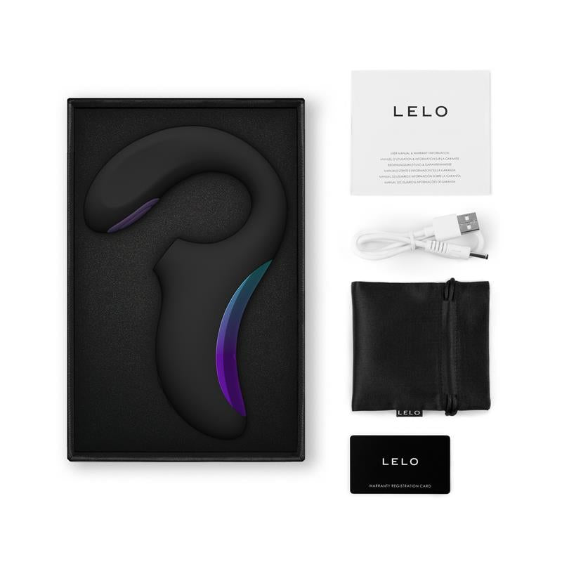 LELO - ENIGMA DOBLE SONIC CLITORIS SUCKER WITH APP BLACK