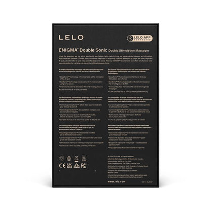LELO - ENIGMA DOBLE SONIC CLITORIS SUCKER WITH APP BLACK