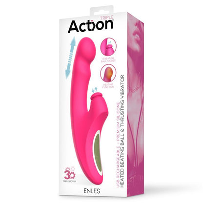 ACTION - ENLES VIBE WITH BEATING BALL, THRUSTING Y HEAT FUNCTION