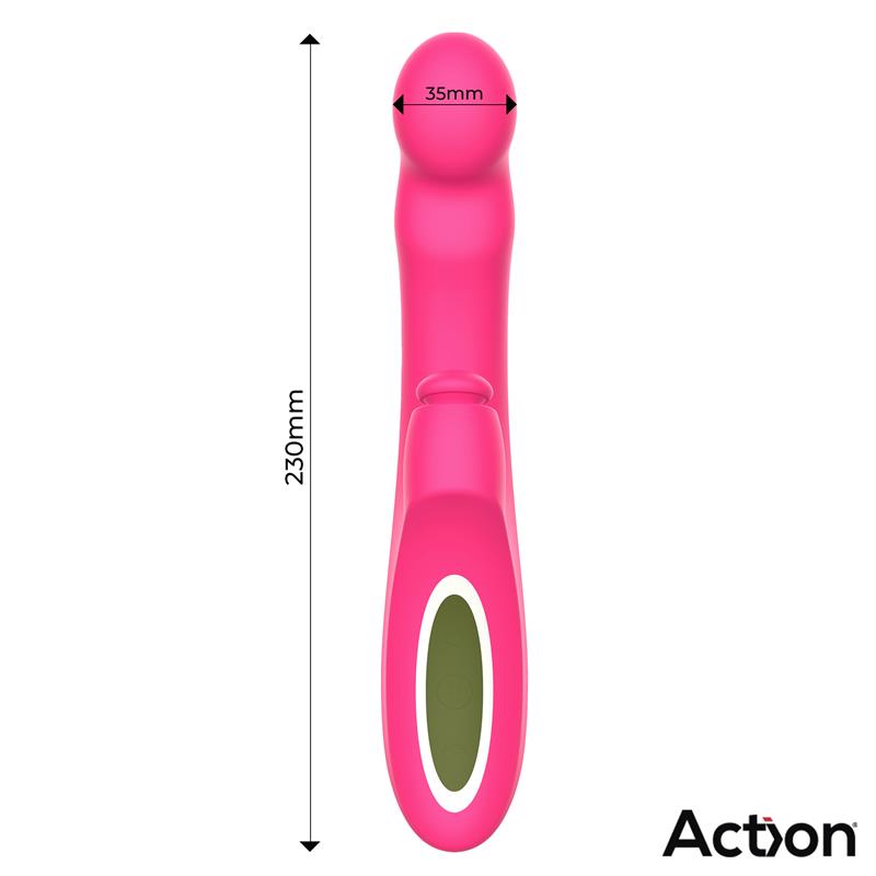 ACTION - ENLES VIBE WITH BEATING BALL, THRUSTING Y HEAT FUNCTION