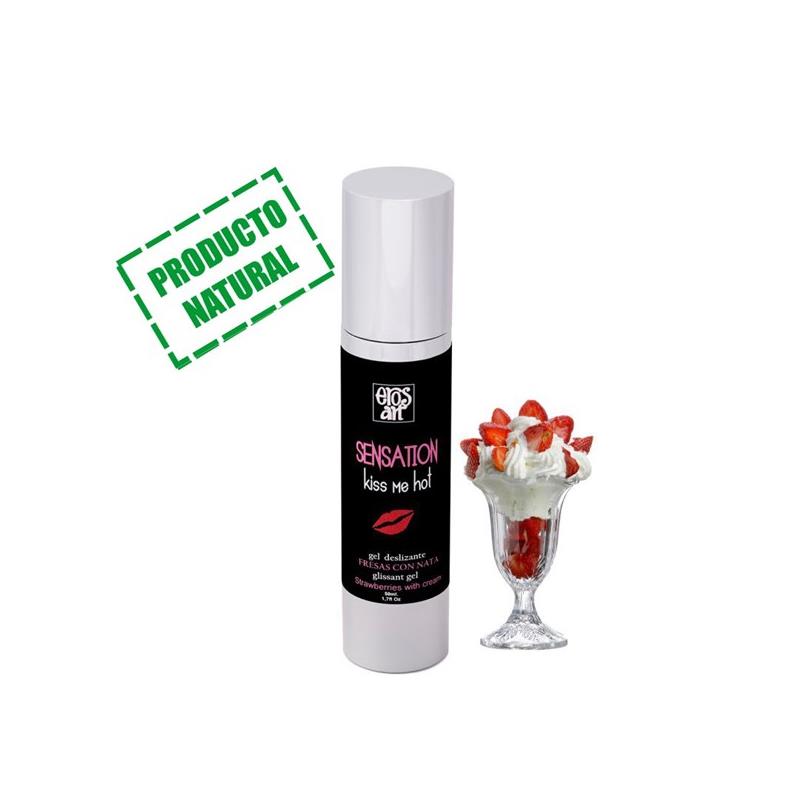 EROS-ART - SENSATTION NATURAL LUBRICANT STRAWBERRIES WITH CREAM 50 ML